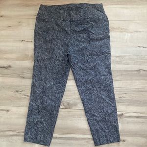 Investments Womens Size 16 Dress Pants. Cropped and skinny. Slit on bottom.